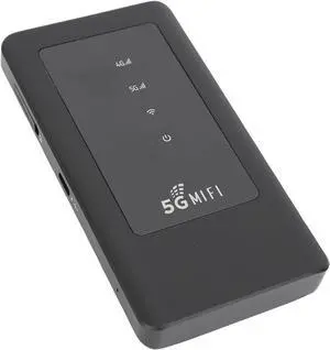 Sanpyl 5G Mobile WiFi Hotspot, Portable WiFi Support 16 Connected Devices, 2.4GHz 5.8GHz Dual Band Wireless WiFi Router with 4300mAh Battery, for Travel Business Trips