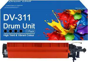 DV-311 Developer Unit Compatible for Konica Minolta A0XV03D A0XV0KD A0XV0ED A0XV08D Developer Unit Work for Konica Minolta Bizhub C220 C280 C360 C7722 C7728 Printer 1 Black