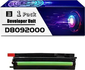 D8092000 Developer Unit is Compatible for Lanier LD520C LD520CL LD525C Printers, High Yield 70000 Pages, with Chip for Long-Lasting Durability (1 Pack Black)