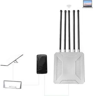 3000Mbps Outdoor Starlink WiFi Extender for Starlink Gen 3 Router, IP67 Waterproof Starlink Signal/WiFi Repeater Booster, 984ft Signal Coverage, Up to 200 Devices for Farm/Yard/RV