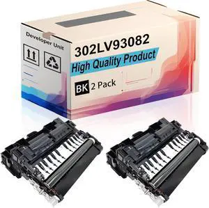 302LV93082 Developer Unit Compatible for Kyocera ECOSYS P3045dn P3050dn P3055dn P3060dn Printers, High Yield 150000 Pages, Print More Pages (2-Pack Black)