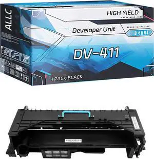 ALLC Compatible for Konica Minolta DV-411 Developer Unit Work for Konica Minolta bizhub 223 283 36 363 42 423 Printers, with Chip, High Yield 80000 Pages, Clear Printing (1 Pack Black)