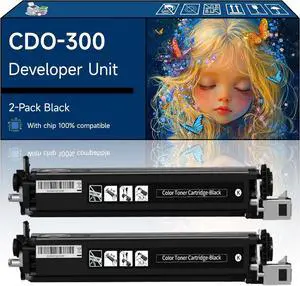 CDO-300 Developer Unit Compatible with Pantum CP2300 CP2500 CP2506DNPLUS CM7105DN Printers (2 Pack Black)