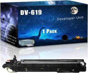 DV-619 Compatible Developer Unit Replacement for Konica Minolta High Yield Compatible bizhub C458 C558 C658 Printers, Meet Printing Needs (1 Pack Black) DV-619 Compatible Developer Unit Replacement for Konica Minolta High Yield Compatible bizhub C458 C558 C658 Printers, Meet Printing Needs (1 Pack Black)