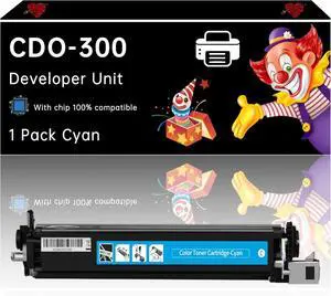 CDO-300 Developer Unit Compatible with Pantum CP2300 CP2500 CP2506DNPLUS CM7105DN CM7100 Printers, Enhanced Durability, Ideal for High-Volume Printing (1 Pack Cyan)
