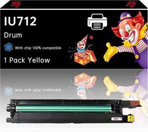 IU712 Drum Unit+Developer Unit Compatible with Konica Minolta bizhub C659 bizhub C759 Printers, Enhanced Durability, Ideal for High-Volume Printing (1 Pack Yellow)