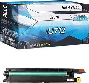 ALLC Compatible for Konica Minolta IU712 Drum Unit+Developer Unit Work for Konica Minolta bizhub C659 bizhub C759 Printers, with Chip, High Yield 120000 Pages, Clear Printing (1 Pack Yellow)