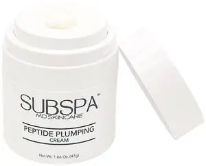Peptide Plumping Cream  Doctor-Developed Anti-Aging Moisturizer with Peptides, Hyaluronic Acid & Resveratrol  Hydrates, Firms & Smooths Fine Lines  1.66 oz