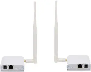 Wireless Bridge Point-to-Point Long Range Wireless Access with High-Gain Antenna, 2.4G WiFi Bridge Repeater US Plug