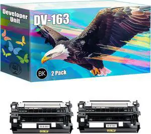DV-163 Developer Unit Compatible for Kyocera ECOSYS Mita FS-1120D FS-1120DN FS-P2035d Printers, High Yield 60000 Pages, Bright Colors Clear Printing (2-Pack Black) DV-163 Developer Unit Compatible for Kyocera ECOSYS Mita FS-1120D FS-1120DN FS-P2035d Printers, High Yield 60000 Pages, Bright Colors Clear Printing (2-Pack Black)
