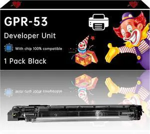 GPR-53 Developer Unit Compatible with Canon imageRUNNER Advance C3530i C3530i II C3530i III DX C3725i Printers, Enhanced Durability, Ideal for High-Volume Printing (1 Pack Black)