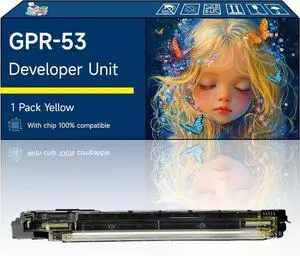 GPR-53 Developer Unit Compatible with Canon imageRUNNER Advance DX C3730i DX C3826i DX C3830i DX Printers (1 Pack Yellow)