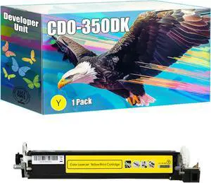 CDO-350DK Developer Unit Compatible for Pantum CP2510DN CM7115DN CM7000FDN Printers, High Yield 30000 Pages, Bright Colors Clear Printing (1 Pack Yellow)