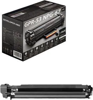 GPR-53 NPG-67 Developer Unit Compatible for Canon ImageRUNNER Advance C3320L C3530 C3525 C3520 C3330 C3325 3320 3835 3826 3830 C3520i 3530i 3826i 3830i 3835i Printers (Black)