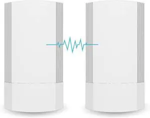Wireless Bridge kit 2-Pack, 2KM, 5.8GHz 900Mbps, Outdoor CPE PTP PTMP, IP65 Water-Proof, one-Key Pair, Auver Technology