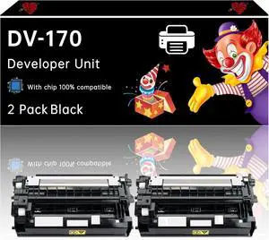 DV-170 Developer Unit Compatible with Toshiba ECOSYS M2035dn M2535dn P2135d P2135dn FS-1035MFP FS-1135MFP FS-1320D Printers (2-Pack Black)