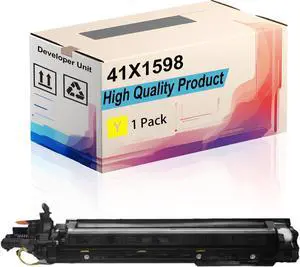 41X1598 Developer Unit Compatible for Lexmark CX923dxe CX924dte CX924dxe XC9235 XC9245 XC9255 XC9265 Printers, High Yield 30000 Pages, Print More Pages (1 Pack Yellow)