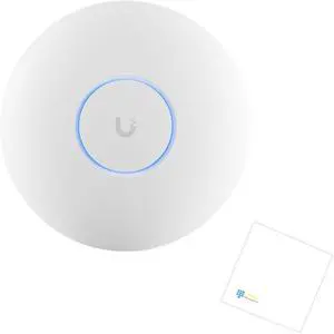 TWA Bundle of U7 Pro Max Ceiling-Mount WiFi 7 Access 6 GHz Support with 8 Spatial Streams and Microfiber Cloth