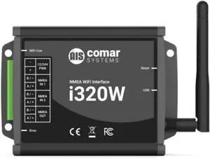 i320W Wi-Fi Interface: Bidirectional NMEA, Dual-Band, 3 Wi-Fi Connections
