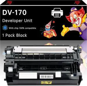 DV-170 Developer Unit Compatible with Kyocera ECOSYS M2035dn M2535dn FS-1035MFP FS-1135MFP Printers, Enhanced Durability, Ideal for High-Volume Printing (1 Pack Black) DV-170 Developer Unit Compatible with Kyocera ECOSYS M2035dn M2535dn FS-1035MFP FS-1135MFP Printers, Enhanced Durability, Ideal for High-Volume Printing (1 Pack Black)