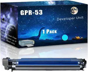 GPR-53 Compatible Developer Unit Replacement for Canon High Yield Compatible ImageRUNNER Advance C3325i C3330i C3525i C3530i DX C3720i C3725i C3730i Printers, Meet Printing Needs (1 Pack Cyan)