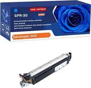 GPR-30 Developer Unit Compatible for Canon imageRUNNER Advance C5030 C5035 C5045 C5051 C5235 C5240 C5250 C5255 Printers, Print Up to 40000 Pages, Bright Colors (1 Pack Cyan)