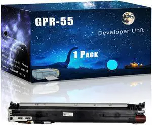 GPR-55 Compatible Developer Unit Replacement for Canon High Yield Compatible C5535 C5535i C5540 C5540i C5550 C5550i C5560 C5560i Printers, Meet Printing Needs (1 Pack Cyan)