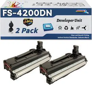 FS-4200DN Developer Unit is Compatible for Kyocera ECOSYS M3860idn M3860idnf P3045dn P3050dn P3055dn P3060dn FS-2100DN FS-4100DN FS-4200DN Printers (2-Pack Black)
