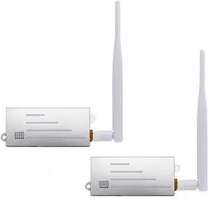 Wireless Bridge Point-to-Point Long Range with 20DBi High-Gain Antenna,WiFi HALOW,2.4G WiFi Bridge Repeater Supports 9842ft/3KM Outdoor Transmission Distance,Warehouses, Villas, Drones, Computers