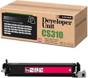 Compatible 70C0D10 70C0D20 70C0D30 70C0D40 Developer Unit for Lexmark CS310 CS317 CS410 CS417 CS510 CX310 CX317 CX410 CX417 CX510 (1 Pack Magenta)