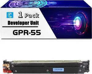 GPR-55 Developer Unit is Compatible for Canon imageRUNNER Advance C5550iIII C5560i C5560iII C5560iIII DX6000i DXC5735i DXC5740i DXC5750i Printers (1 Pack Cyan)