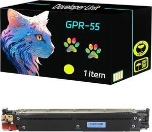High Yield GPR-55 Developer Unit Compatible for Canon imageRUNNER Advance C5535i C5535iII C5535iIII C5540i C5540iII C5540iIII C5550i Printers, Print Clearly (1 Pack Yellow)