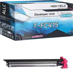 ALLC Compatible for Toshiba T-FC415 Developer Unit Work for Toshiba 2510AC 2515AC 3015AC 3515AC 4515AC 5015AC Printers, with Chip, High Yield 70000 Pages, Clear Printing (1 Pack Magenta)