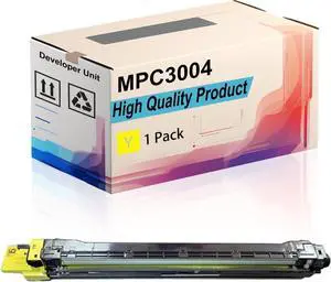 MPC3004 Developer Unit Compatible for Ricoh MP C3004 MP C3004ex MP C3504 MP C3504ex Printers, High Yield 100000 Pages, Print More Pages (1 Pack Yellow)