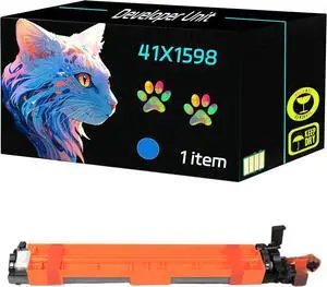 High Yield 41X1598 Developer Unit Compatible for Lexmark CS921de CS923de CX920de CX921de CX922de CX923dte Printers, Print Clearly (1 Pack Cyan)
