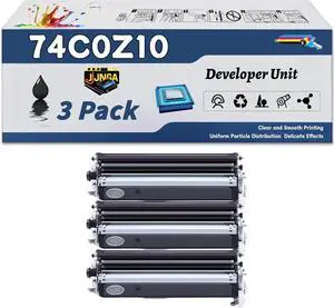 74C0Z10 Developer Unit is Compatible for Lexmark C4150 CS720de CS720dte CS725de CS725dte CX725de CX725dhe CX725dthe Printers (3 Pack Black)