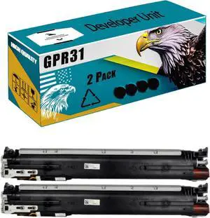 GPR31 Developer Unit Compatible for Canon ImageRUNNER Advance C5030 C5035 C5235 C5240 Printers, High Production Replacement (2 Pack Black)