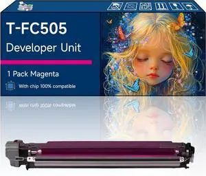 T-FC505 Developer Unit Compatible with Toshiba E Studio 2505AC 3005AC 3505AC 4505AC Printers (1 Pack Magenta)