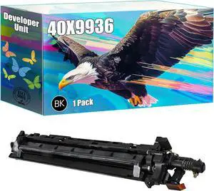 40X9936 Developer Unit Compatible for Lexmark MS911de MX910de MX911dte MX912dxe XM9155 XM9165 Printers, High Yield 100000 Pages, Bright Colors Clear Printing (1 Pack Black)