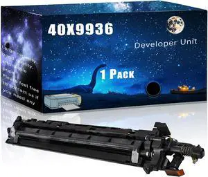 40X9936 Developer Unit Compatible for Lexmark MS911de MX910de MX911dte MX912dxe XM9155 XM9165 Printers,with Chip Large Printing Demands (1 Pack Black)