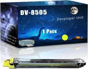 DV-8505 Developer Unit Compatible for Copystar CS4550ci CS5550ci Printers,with Chip Large Printing Demands (Yellow)