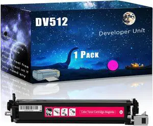 DV512 Developer Unit Compatible for Konica Minolta bizhub C364e C454 C454e C554 C554e Printers,with Chip Large Printing Demands (Magenta)