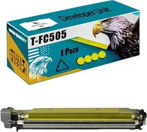 T-FC505 Developer Unit Compatible for Toshiba E-Studio 2515AC 3015AC 3515AC 4515AC 5015AC Printers, High Production Replacement (1 Pack Yellow)