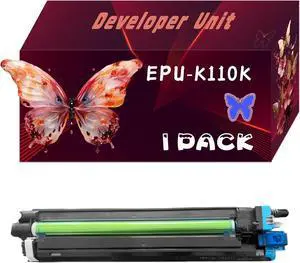 EPU-K110K Developer Unit Compatible for Toshiba E Studio 4515AC 5015AC Printers, Print Up to 400000 Pages, Bright Colors (1 Pack Cyan)