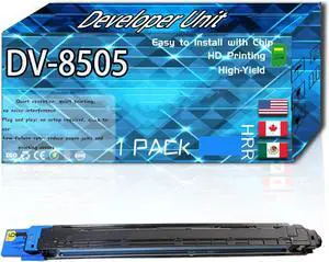 DV-8505 Developer Unit Compatible for Kyocera TASKalfa 4550ci 5550ci Printers, High Production Replacement (Cyan)