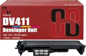 DV411 Developer Unit Compatible for Konica Minolta DV-411 A202500 Developer Unit Work for Konica Minolta Bizhub 223 283 7828 363 423 36 42 Printers
