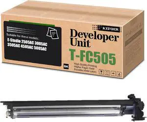 Compatible for Toshiba T-FC505 Developer Unit Replacement for Use in E-Studio 2505AC 3005AC 3505AC 4505AC 5005AC Printer (1Black)