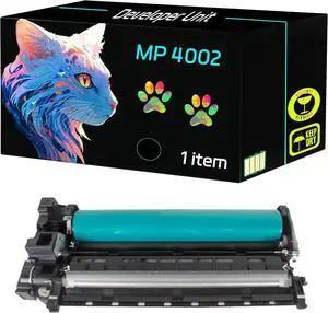 High Yield MP 4002 Developer Unit Compatible for Savin 9040B 9050 9050B MP 4002SP MP 5002 MP 5002SP Printers, Print Clearly (1 Pack Black)