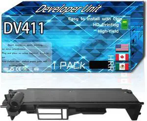 DV411 Developer Unit Compatible for Konica Minolta bizhub 223 283 36 363 42 423 Printers, High Production Replacement (Black)