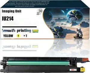 Replacement Parts Imaging Unit IU214 Compatible with Konica Minolta (photosensitive Drum + Developer) bizhub C227 bizhub C287 Printers, Contains Chip and Clear Printing (Yellow)